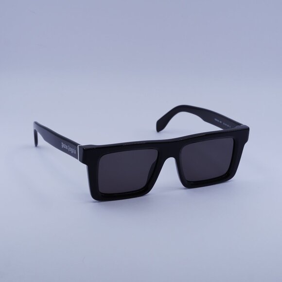 Palm Angels PERI109 NAPA 1007 Sunglasses Black Square Frame, Grey Lenses - Picture 1 of 9